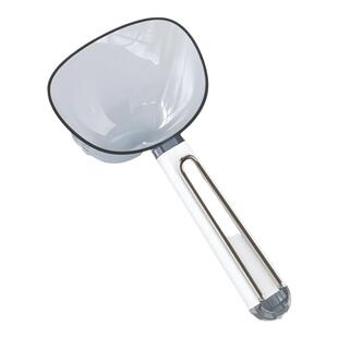 舀米勺多功能厨房家用食品五谷杂粮勺子创意挖面勺零食封口夹量勺