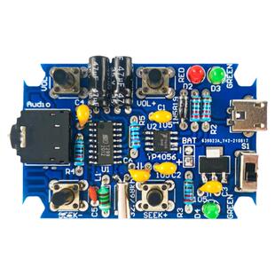 伍陆电子立体声数字FM调频收音机套件电路板diy制作焊接练习散件