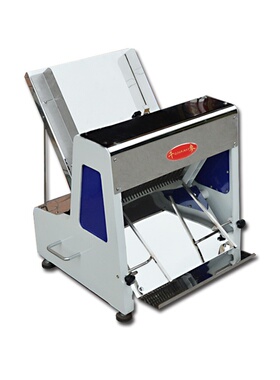 千麦商用多功能面包切片机 SS-31不锈钢全自动方包吐司烘焙切块机