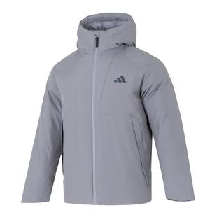 Adidas阿迪达斯男装2025冬季新款TECH DOWN JKT连帽羽绒服KQ5503