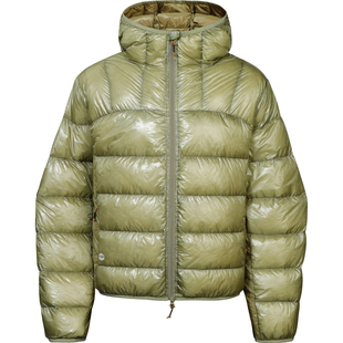 GuukaTech山系户外轻薄正肩拒水排骨羽绒服男冬 防风亮面保暖外套