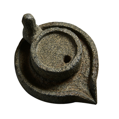 时来运转青石小磨盘中式古典石头