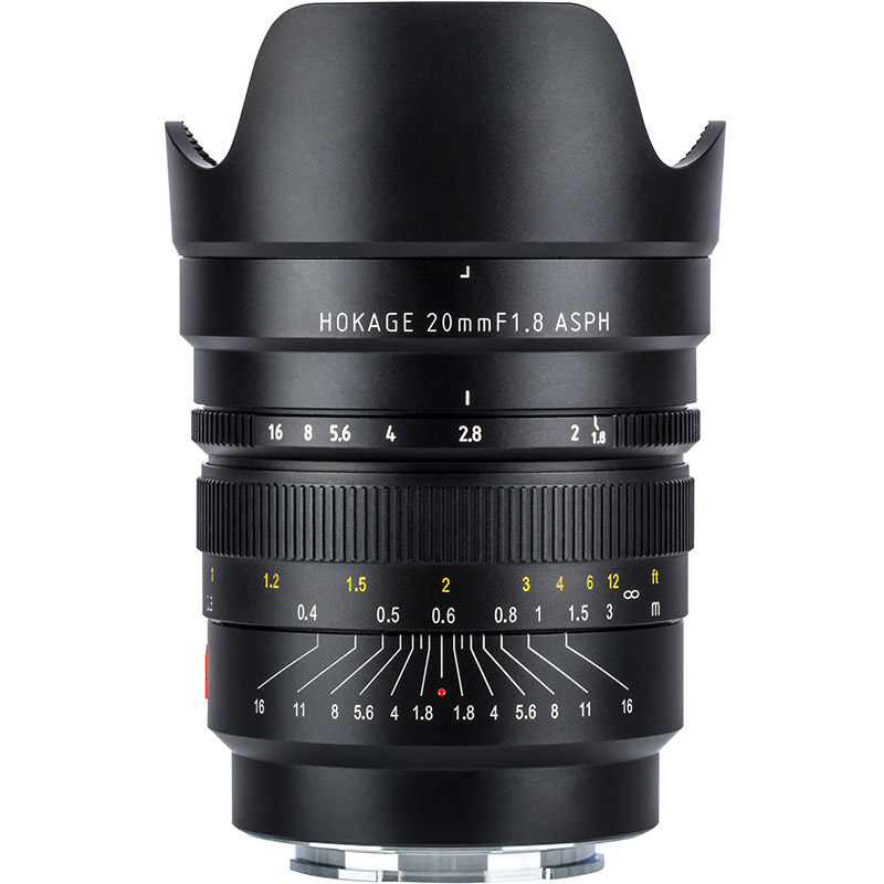 唯卓仕20mmF1.8全画幅广角镜头
