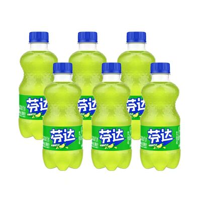 可口可乐芬达青苹果味300ml*6瓶