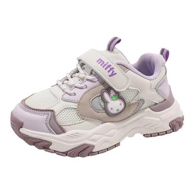 Miffy米菲童鞋儿童运动鞋2025秋冬新款女孩加绒保暖时尚女童鞋子