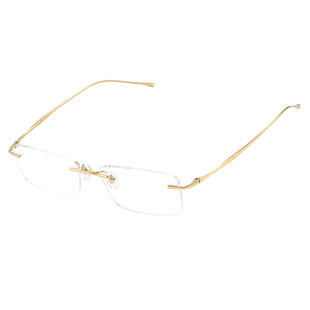 玫瑰的故事陈瑶白晓荷同款无框眼镜女近视可配度数超轻纯钛无边框