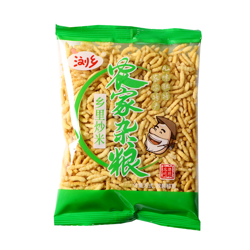 湖南特产农家杂粮炒米500g浏乡