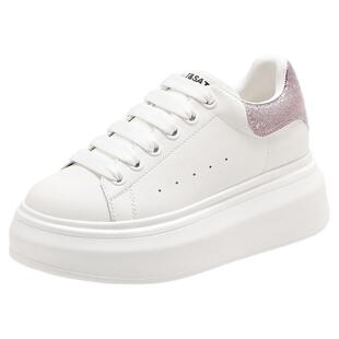 星期六经典爆款小白鞋女春季新款小个子增高厚底百搭休闲运动板鞋