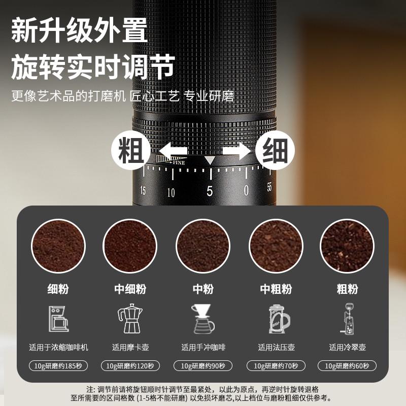 手摇磨豆机咖啡豆研磨机手冲咖啡套装家用手动研磨器具手磨咖啡机