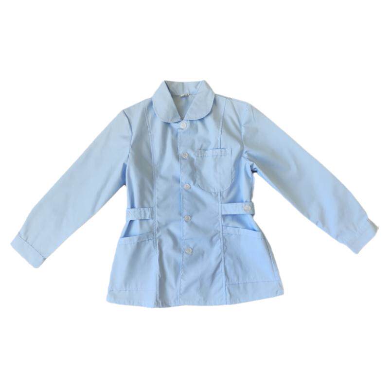 圆领短款护士服白色粉色蓝色