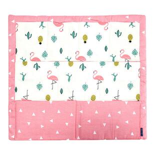 muslin tree多层全棉婴儿床收纳袋 卡通多功能床头宝宝尿布