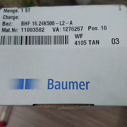 议价BHF 16.24K500-L2-A Baumer堡盟增量编码器  11003582 127626