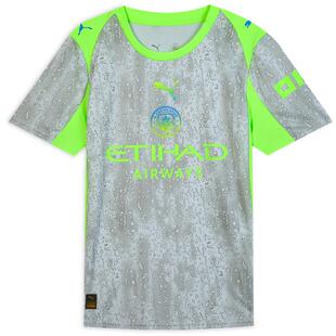 曼城第二客场球迷版球衣吸湿速干运动短袖T恤男子PUMA彪马 780362