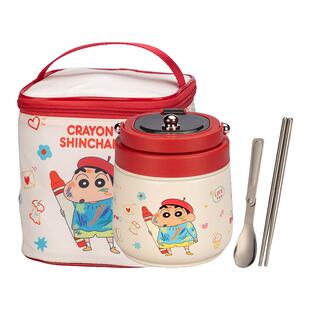 【摩登主妇&蜡笔小新】304不锈钢保温饭盒提桶上班族保温桶焖烧杯