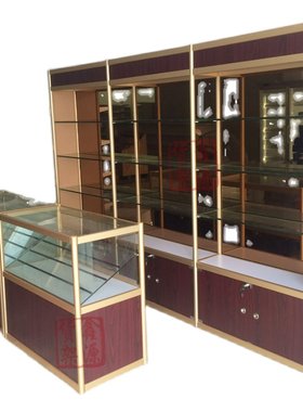 超市烟柜展柜展示柜木质精品货架