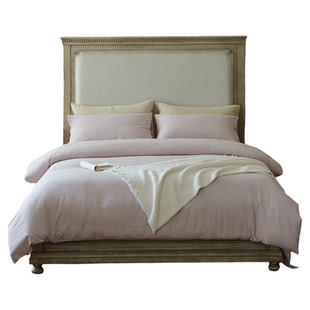 80s全棉双层纱四件套纯色素雅高支高密A类莫兰迪色系高级感沉静