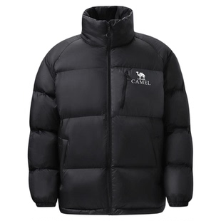 骆驼户外羽绒服冬季新款女款男款防泼水3A抗菌石墨烯自发热面包服