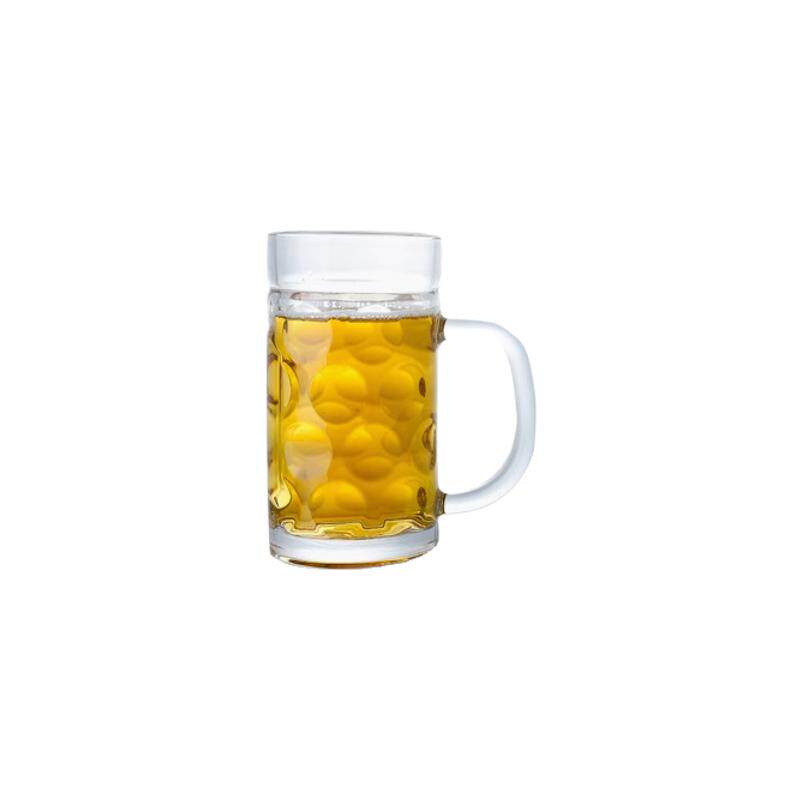 加厚家用大容量啤酒杯酒吧玻璃杯
