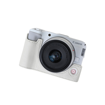 佳能R50保护套R10相机包可爱热靴M50 200D二代底座包R50V背带壳