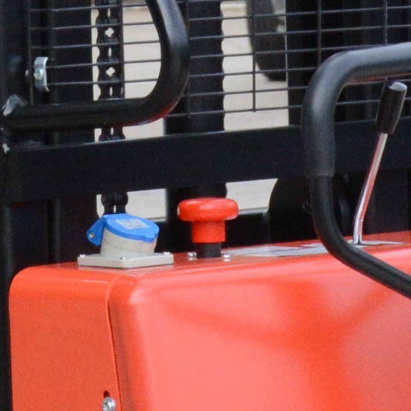 合力半电动堆高车1.5吨2吨步行式液压升降托盘堆垛机半电动叉车