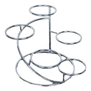 餐桌冷盘架子宴会凉菜摆盘架不锈钢电镀盘碟子展示架铁艺婚庆道具