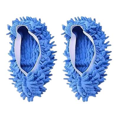 花边雪尼尔可拆洗擦地拖鞋