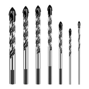 瓷砖打孔钻头麻花手电钻合金钻头混凝土玻璃金属木材开孔器霸王钻