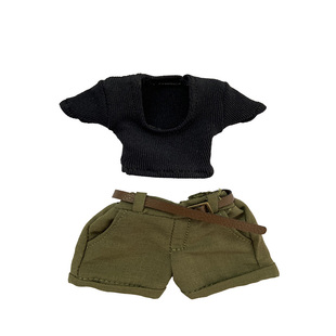 1/12机娘窝之壳romankey6寸紧身U领T休闲短裤