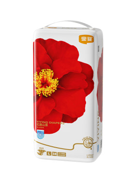 宜婴弱酸红山茶花超薄柔软拉拉裤干爽透气宝宝尿不湿纸尿裤3包