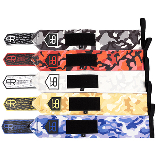 PR护腕健身轮子哥迷彩腕带贴合舒适力量训练扭伤保护男女卧推护具