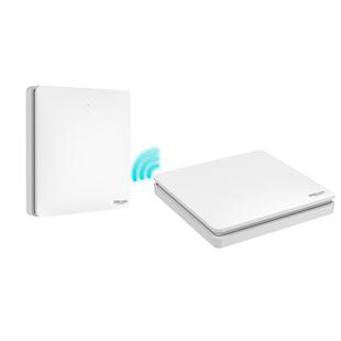 德力西遥控开关无线感应开关免布线智能开关远程遥控开关控制器灰