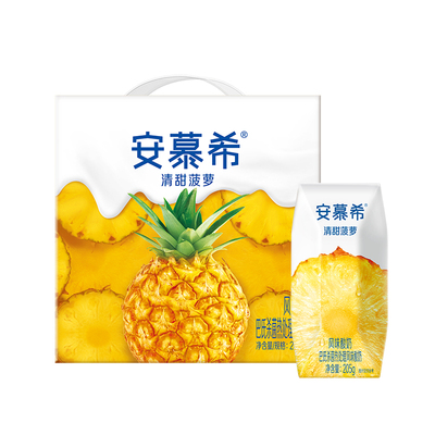 伊利安慕希清甜菠萝酸奶205g*12