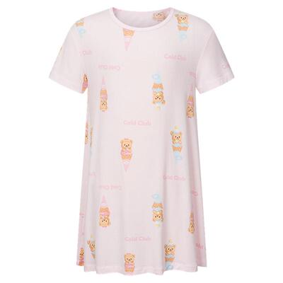 爱慕儿童莫代尔短袖睡裙A类抗菌