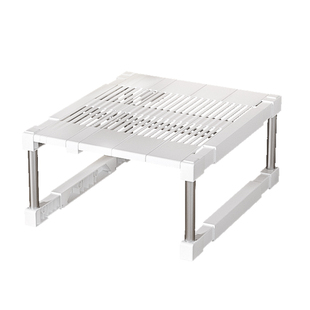 橱柜分层架可伸缩柜子内隔板厨房置物架水槽下调料碗碟锅具收纳架