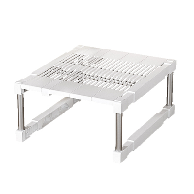 长款均可伸缩厨柜内分层架子