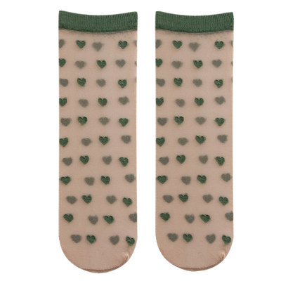 夏季超薄透明卡丝袜子肤色爱心