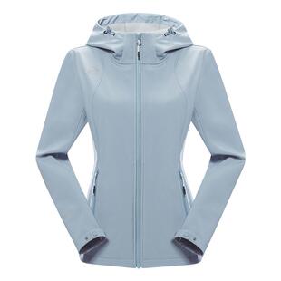 伯希和软壳衣女户外防风防水保暖冲锋衣外套男运动休闲加绒登山服