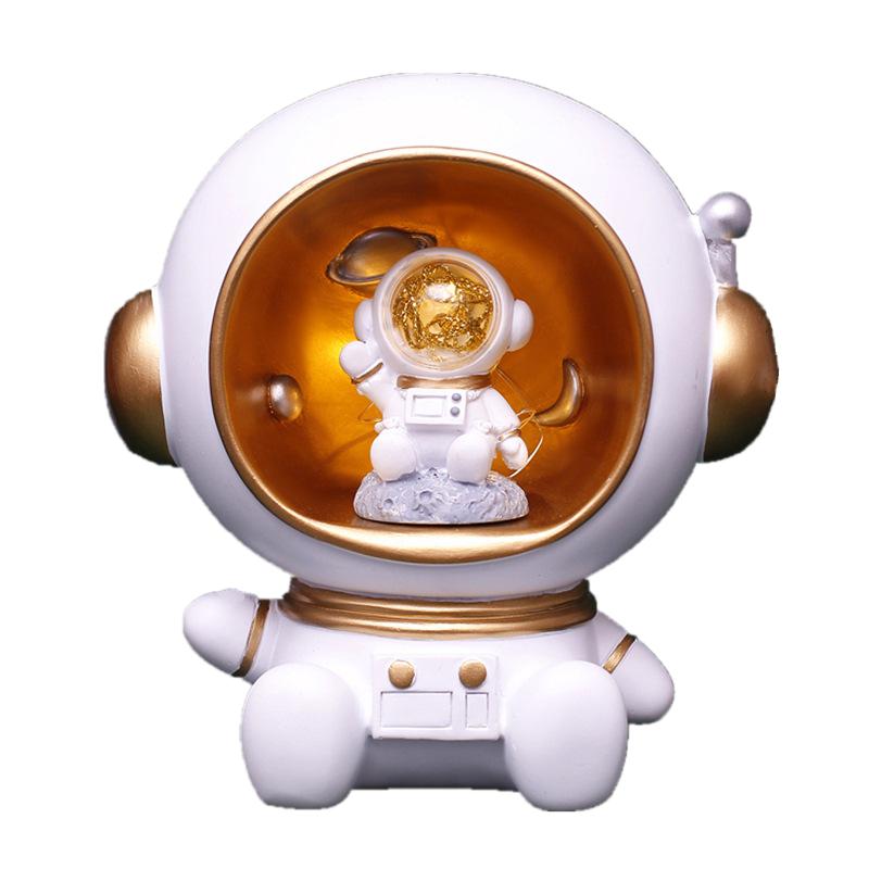 太空人宇航員星星燈生日快樂(lè)少女房間布置裝飾品氛圍臥室燈床頭燈