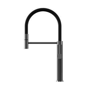 eoco厨房硅胶软管水龙头冷热精铜旋转家用洗菜洗碗池龙头CF-1