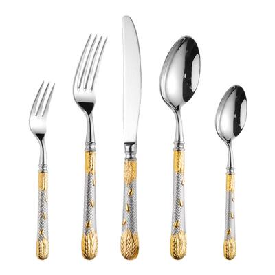 麦穗刀叉勺304不锈钢西餐餐具