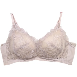 凤起秀美新品无钢圈文胸女62918超薄深V性感蕾丝洞洞杯透气内衣夏