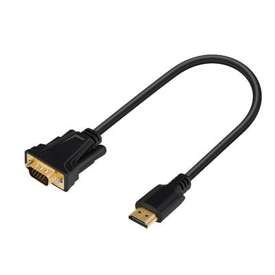 东技HDTVi转vga连接线笔记本电脑接口转接线显示屏投影仪高清接头