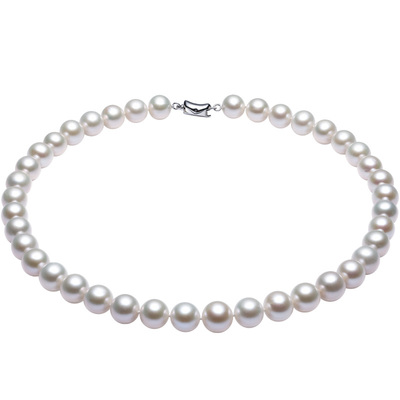 南珠宫项链近圆送婆婆淡水珍珠