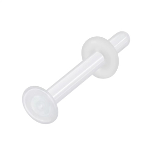 嘟嘟夫妇无铅玻璃透明耳钉隐形防过敏防发炎耳棒睡觉免摘耳骨钉女