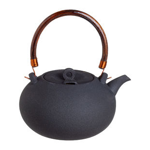 粗陶壶围炉煮茶壶陶瓷家用电陶壶泡茶壶户外明火炭烧煮水壶提梁壶