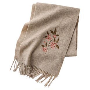 羊毛围巾礼盒送妈妈中老年人奶奶长辈女士冬季生日的母亲礼物实用