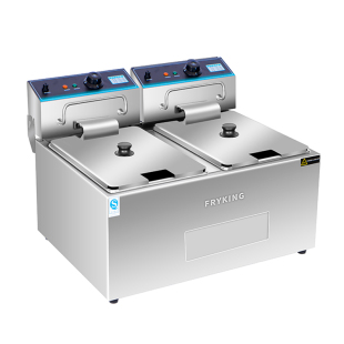 FRYKING财智单缸电炸炉,油炸机/炸串机/薯条机汉堡店汉炸鸡电炸锅