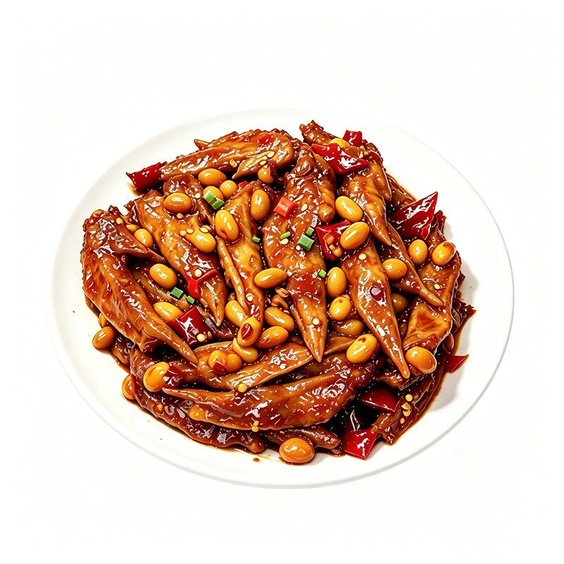 十字街老太婆黄豆鸡翅尖赣味老卤鸡肉零食开袋即食卤味小吃解馋