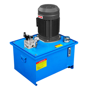 升降货梯单向液压泵站380V升降平台220V静音高压定制液压系统油缸