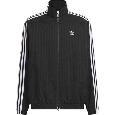 Adidas/阿迪达斯正品三叶草男士双拉链立领夹克外套KC2605